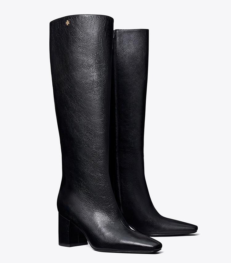 TORY BURCH WOMEN'S TALL BANANA BOOT, WIDE CALF - Perfect Black