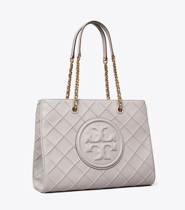 TORY BURCH WOMEN'S FLEMING SOFT CHAIN TOTE - Bay Gray