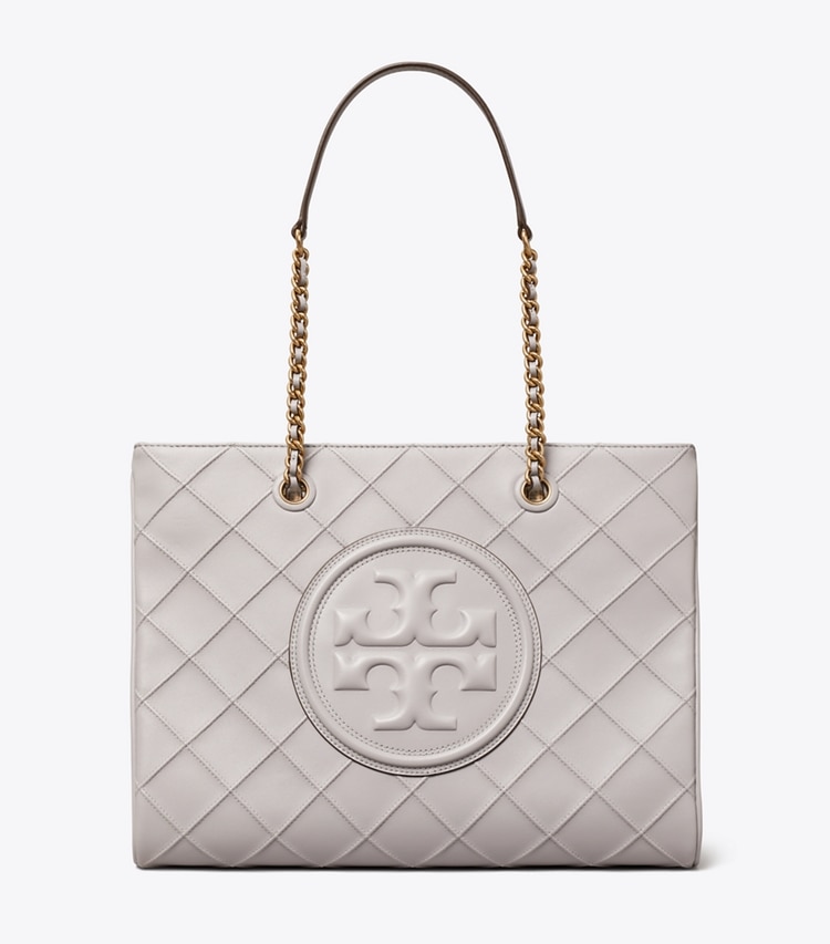 TORY BURCH WOMEN'S FLEMING SOFT CHAIN TOTE - Bay Gray