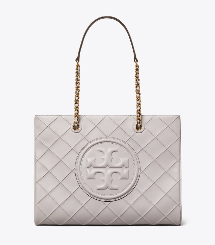 TORY BURCH WOMEN'S FLEMING SOFT CHAIN TOTE - Bay Gray