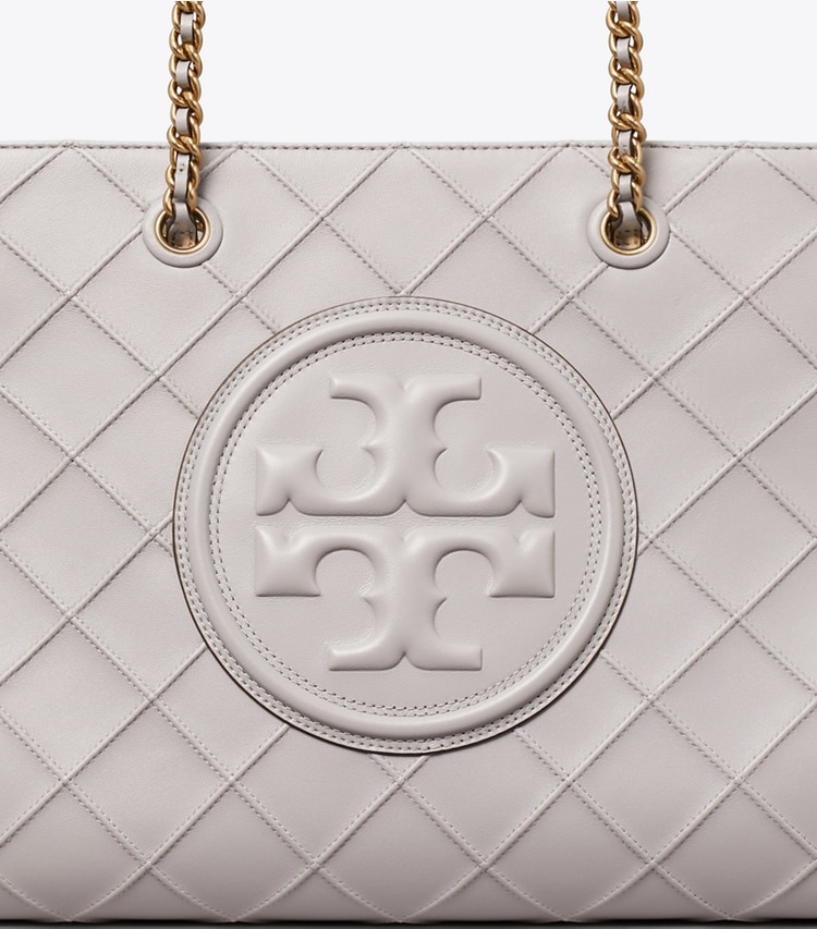 TORY BURCH WOMEN'S FLEMING SOFT CHAIN TOTE - Bay Gray