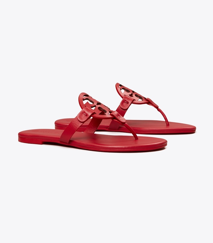 TORY BURCH WOMEN'S MILLER SOFT SANDAL - Tory Red